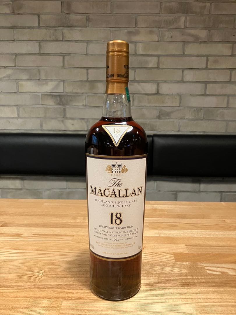 [値下げ中]新品未開栓The Macallan 1993 18 Year Old