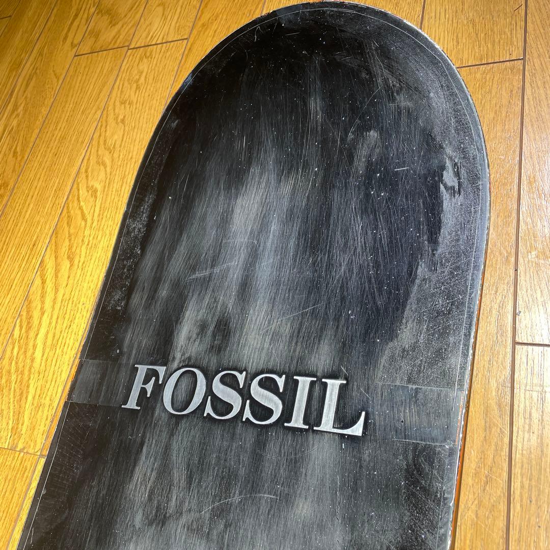 希少FOSSILフォッシルnatural154cm カービング・バッジテスト