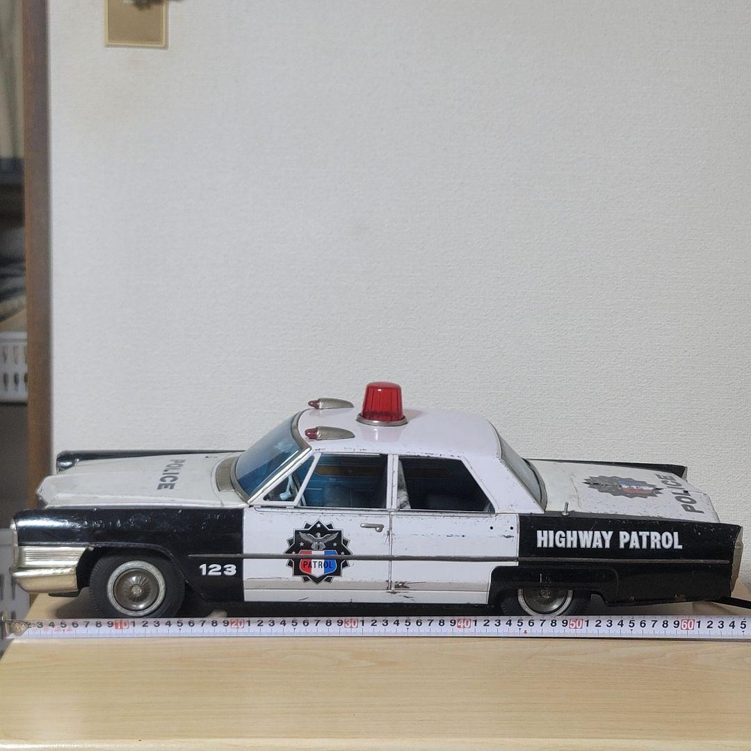 野村トーイ ブリキ キャデラックパトカー 65cm