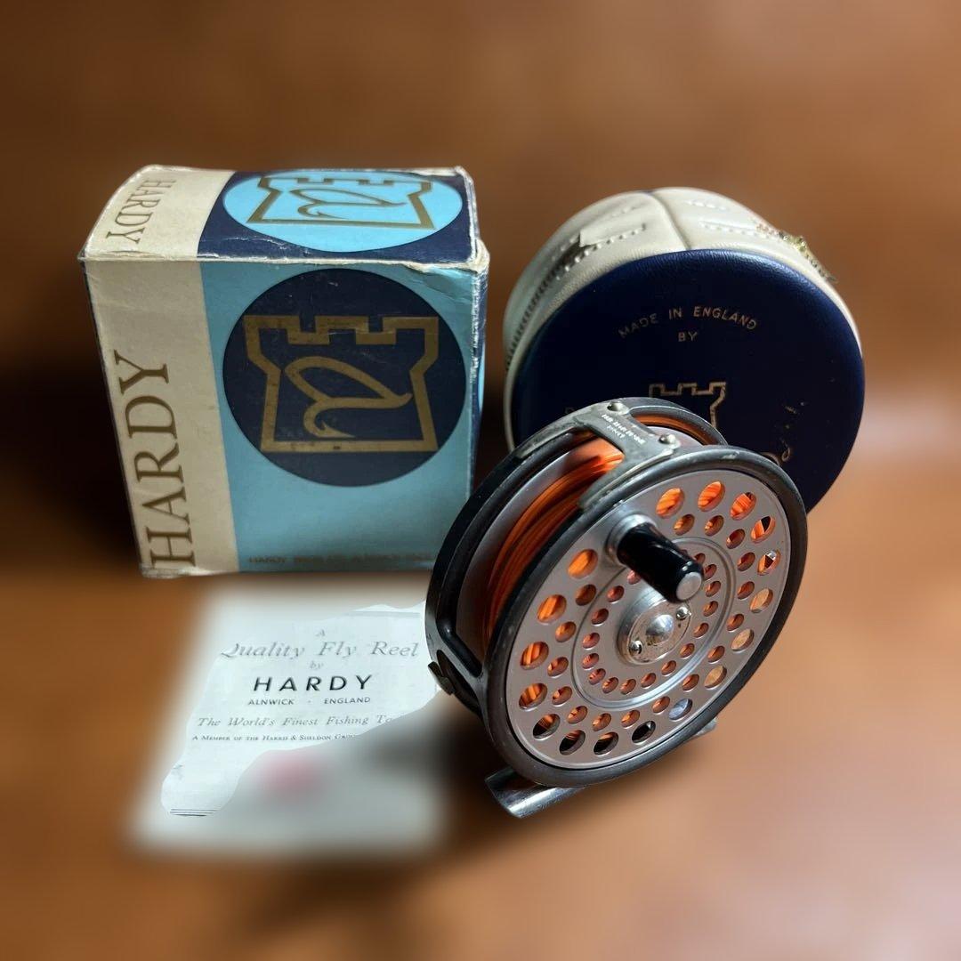 ハーディ　ライトウェイト　フライリール　箱　ケース　取説有り