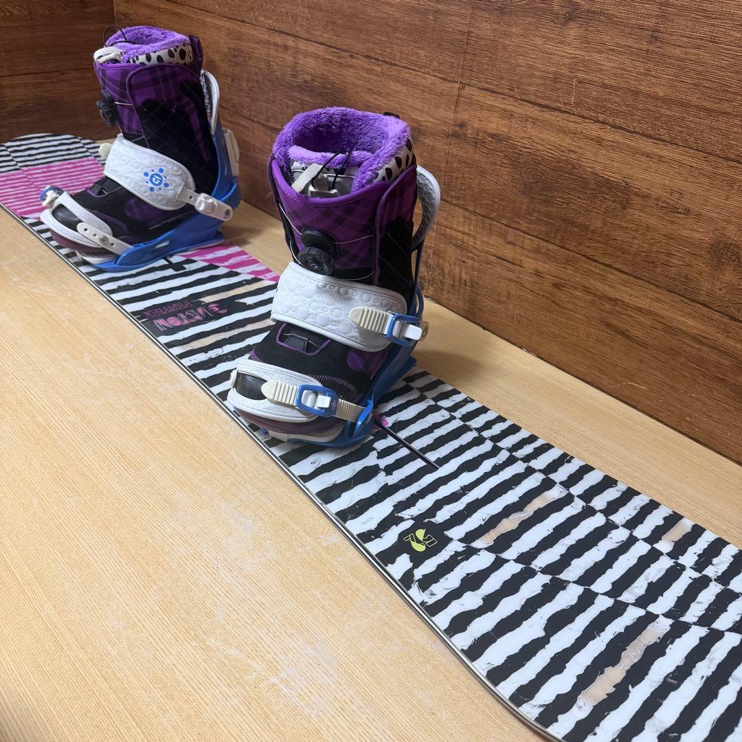 BURTON 初心者オススメ　レディーススノーボード4点　メンテ済み　値下げ不可