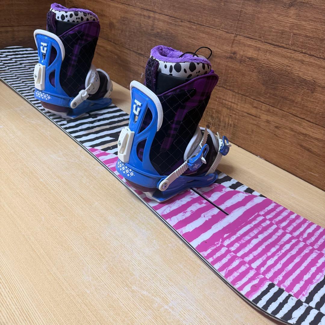 BURTON 初心者オススメ　レディーススノーボード4点　メンテ済み　値下げ不可