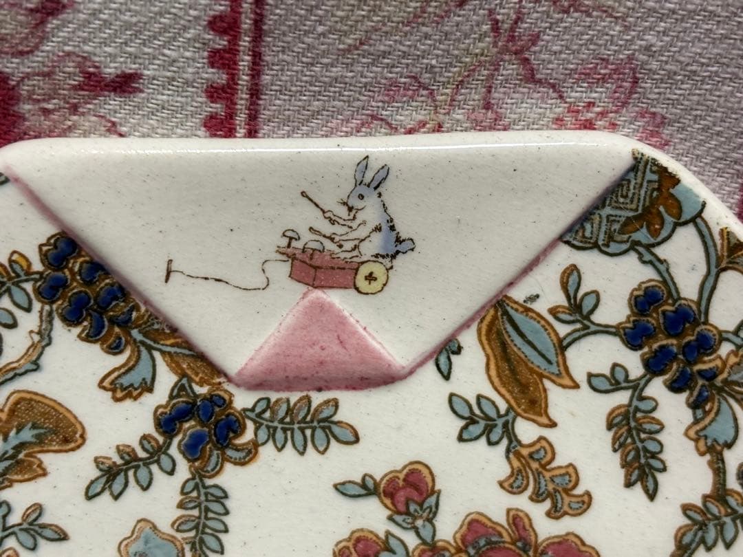 希少フランスアンティーク　サルグミンヌ　アンファンリシャールのカップ&ソーサー③