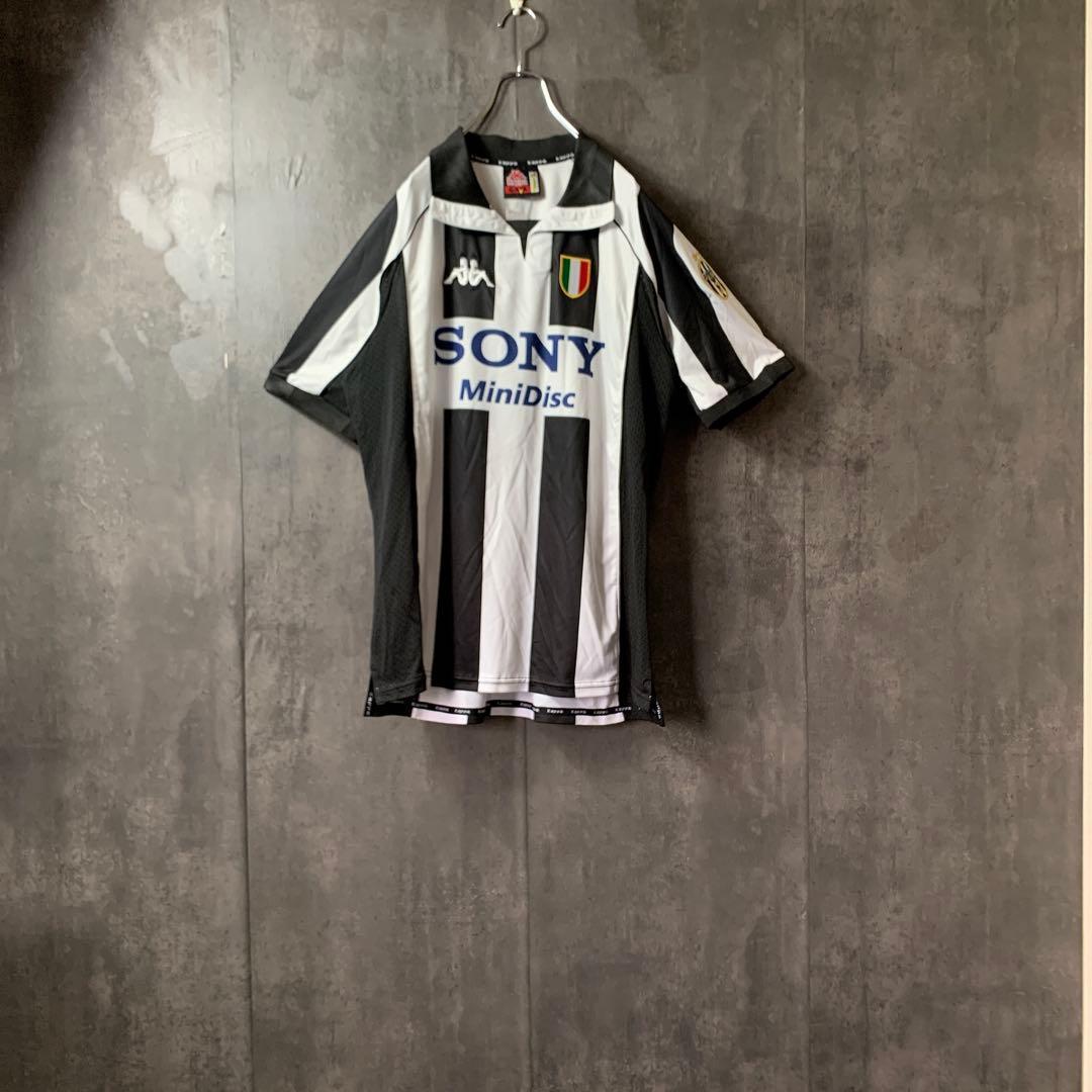 【★デルピエロ】 メンズ 97/98 ユベントス ホーム 半袖 10番 XL