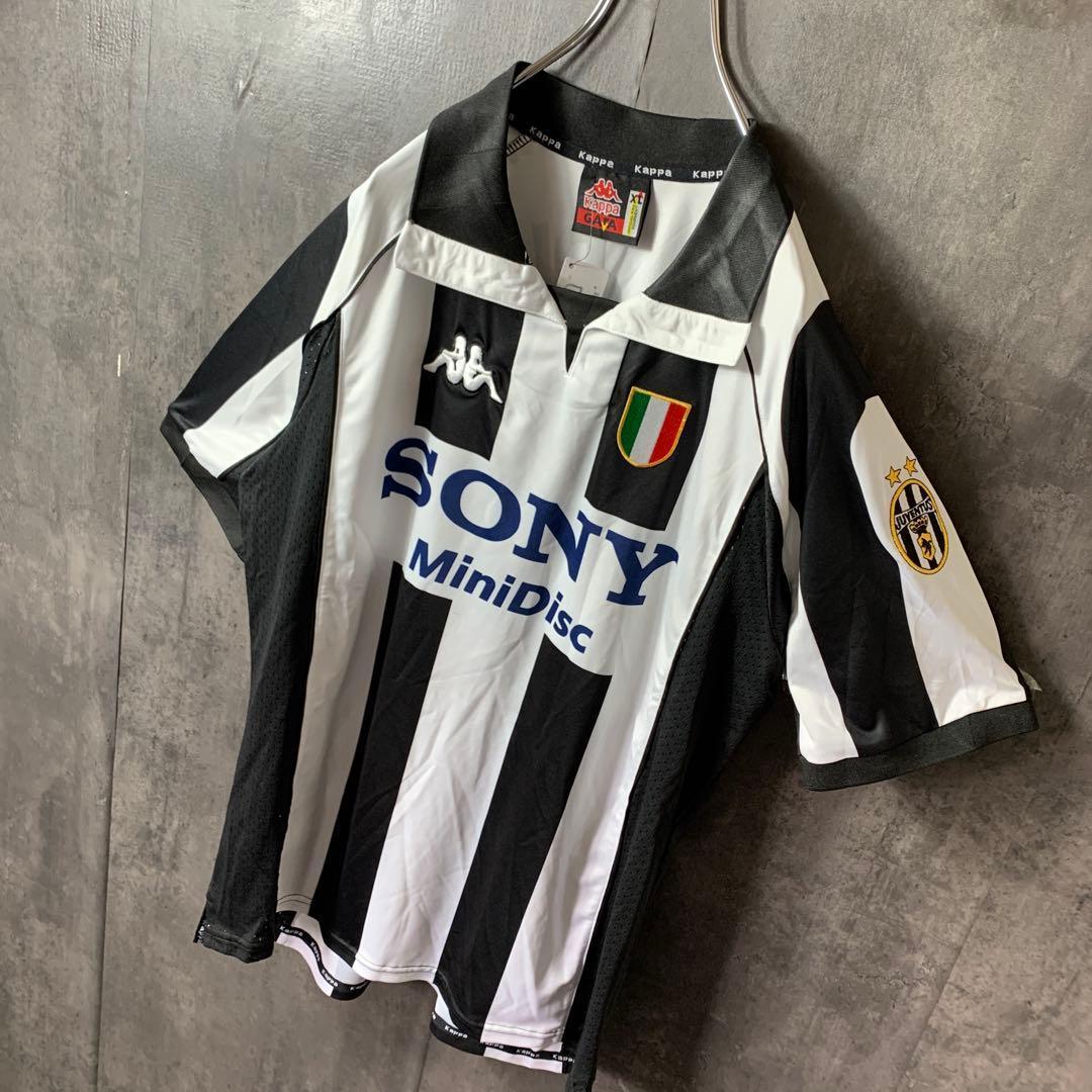 【★デルピエロ】 メンズ 97/98 ユベントス ホーム 半袖 10番 XL