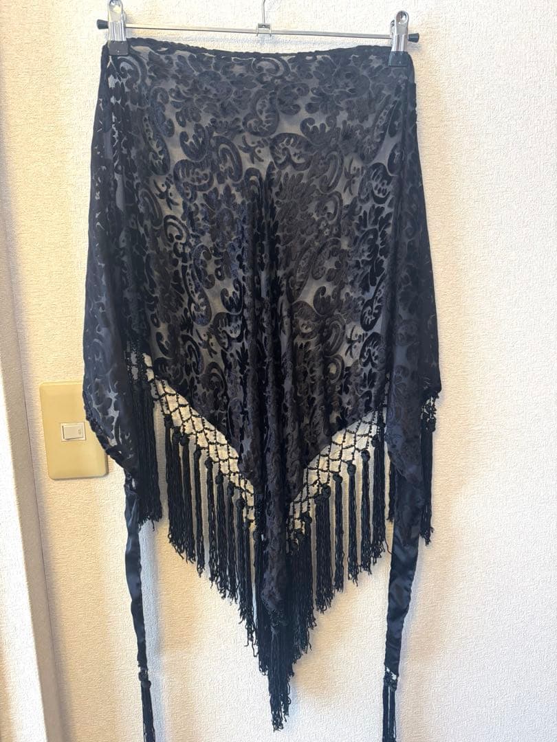 【希少】Banurosa ベリーダンス 衣装 ベロア ヒップスカーフ