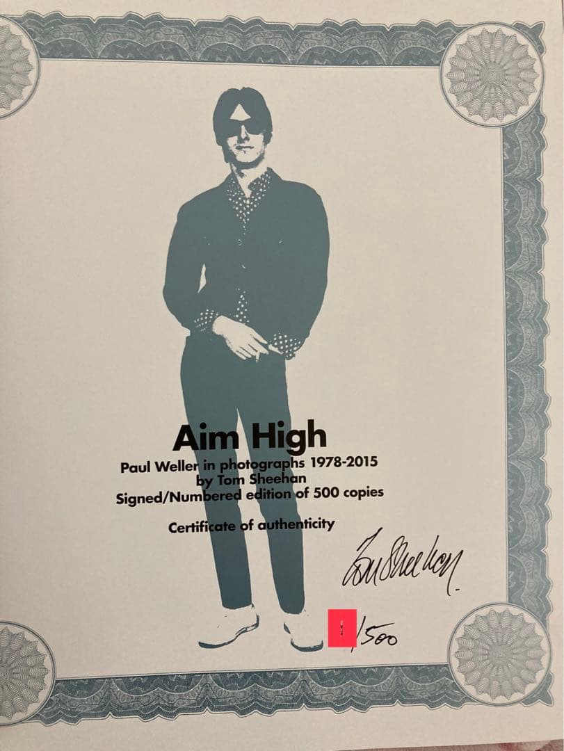 Aim High Paul Weller 1978-2015 洋書超大判 写真集