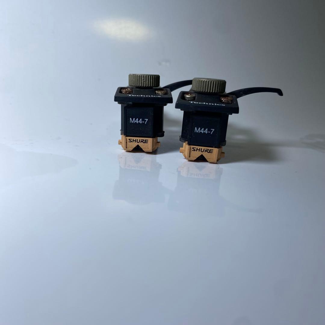 Technics SHURE M44-7 レコードカートリッジ 2個