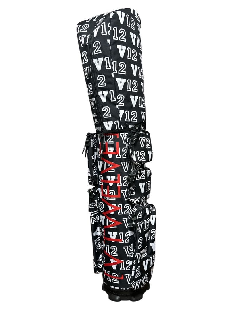 新品未使用！高級V12 ヴィトゥエルヴ着せ替えキャディバッグ8.5型ブラック