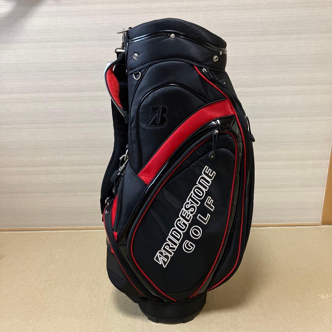 BRIDGESTONE キャディバッグ 黒/赤