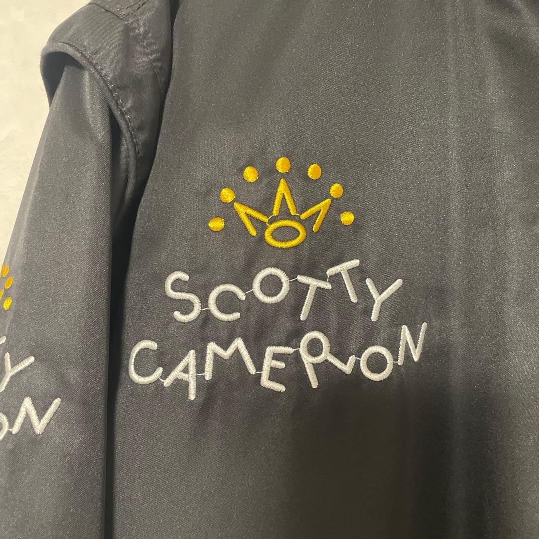 スコッティキャメロン　ブルゾン　ブラック　刺繍　レア　タイトリスト　ゴルフ
