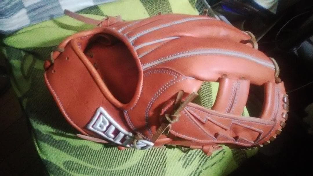 BLITZ 軟式グローブ オレンジ