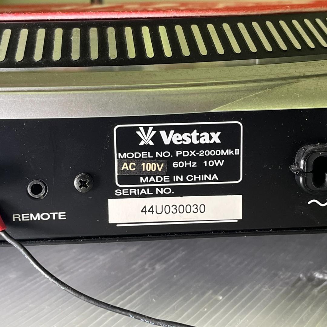 s*o様 【中古】VESTAX ベスタクス ターンテーブル PDX-2000Mk