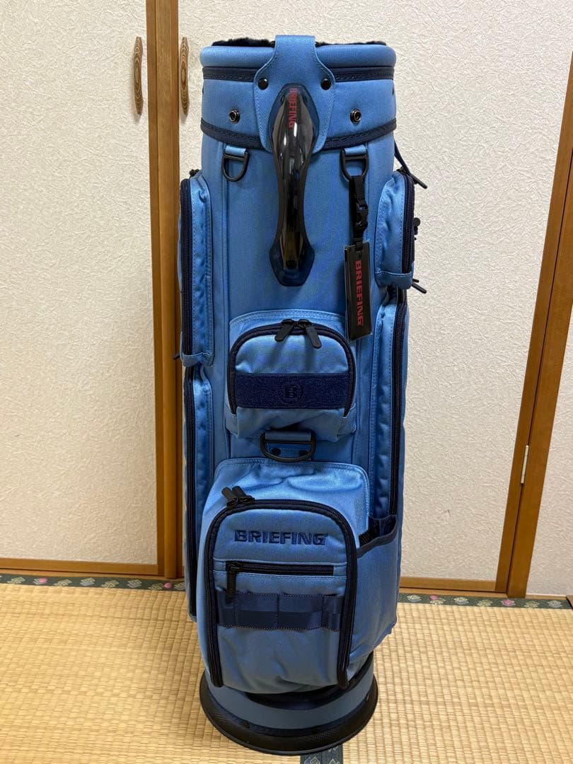 特価・新品)限定品 ブリーフィング キャディバッグ CR-6#03 デニムブルー