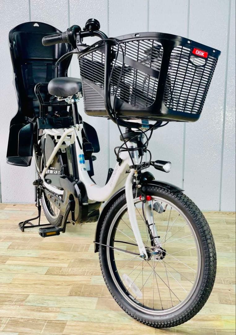 2877ヤマハ8.7アンペア3人乗り対応20インチ子供乗せ　電動アシスト自転車