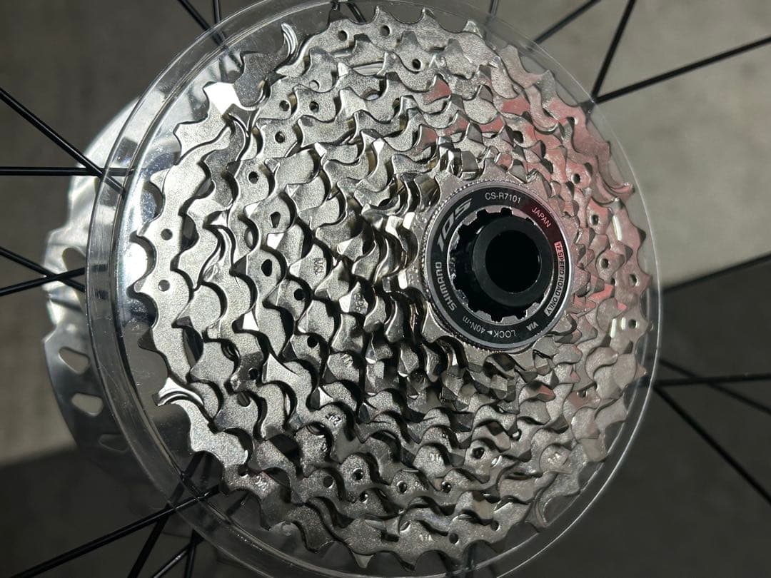 VELOMANN 完組ホイール ブラック ディスクブレーキ対応　12速