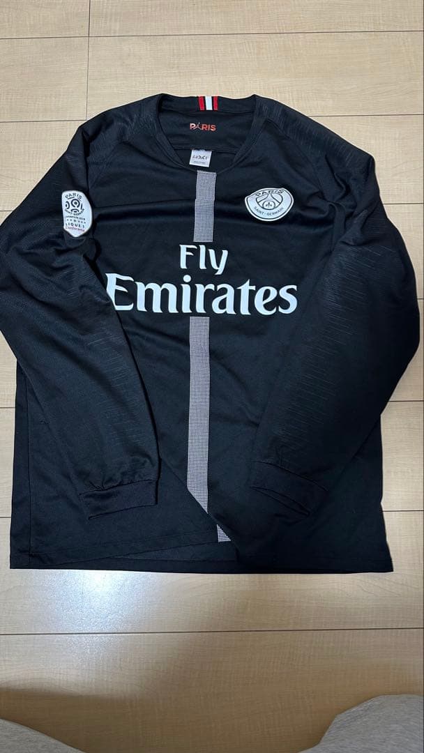 PARIS Fly Emirates ブラックシャツ XXL