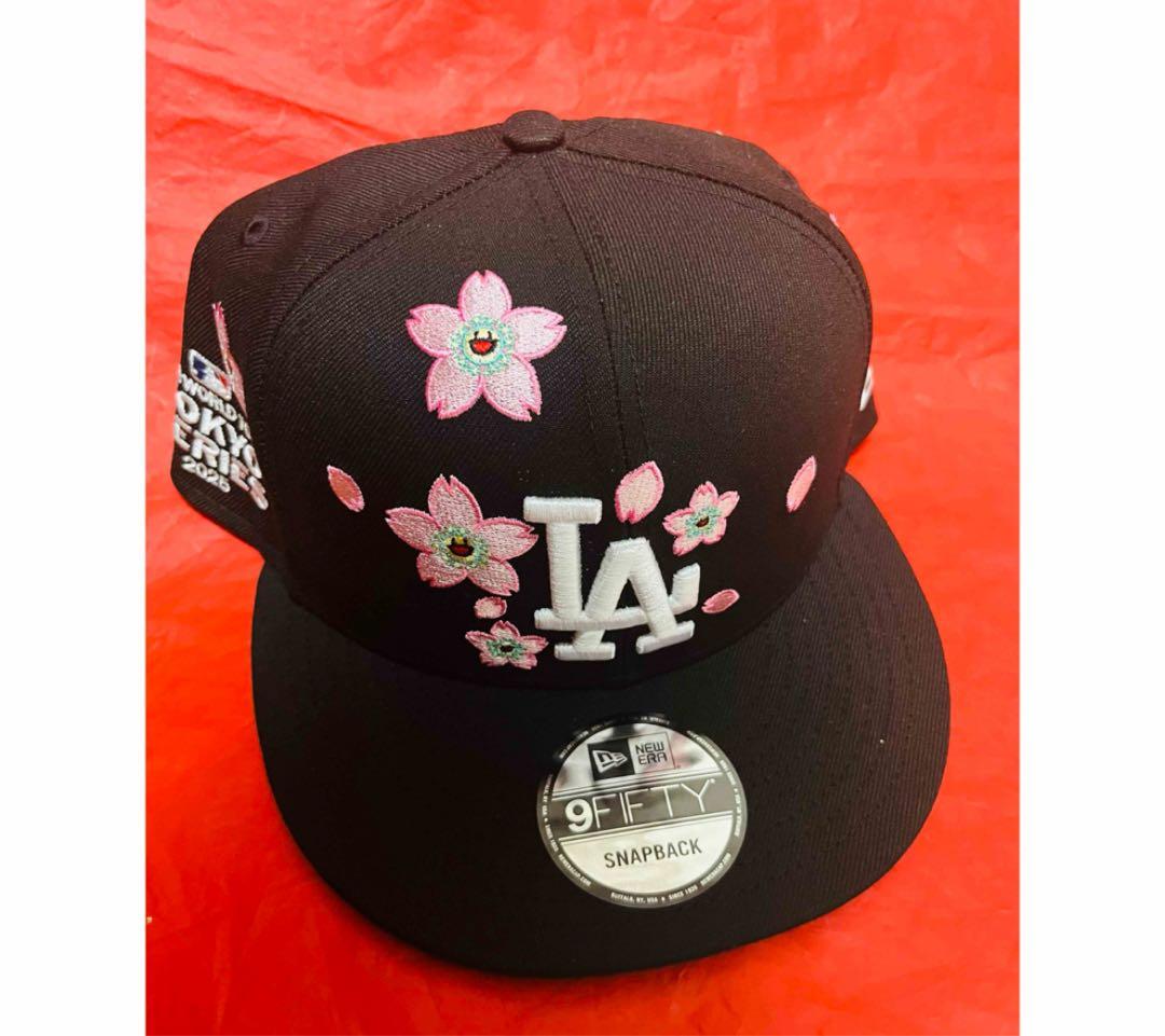 MLB 村上隆 TM/KK コラボ ドジャース 9FIFTY スナップバック 黒