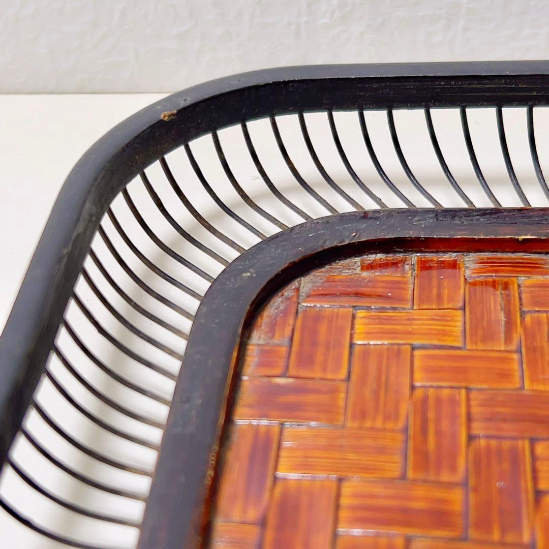 希少古物 駿河竹千筋細工 タイプ２