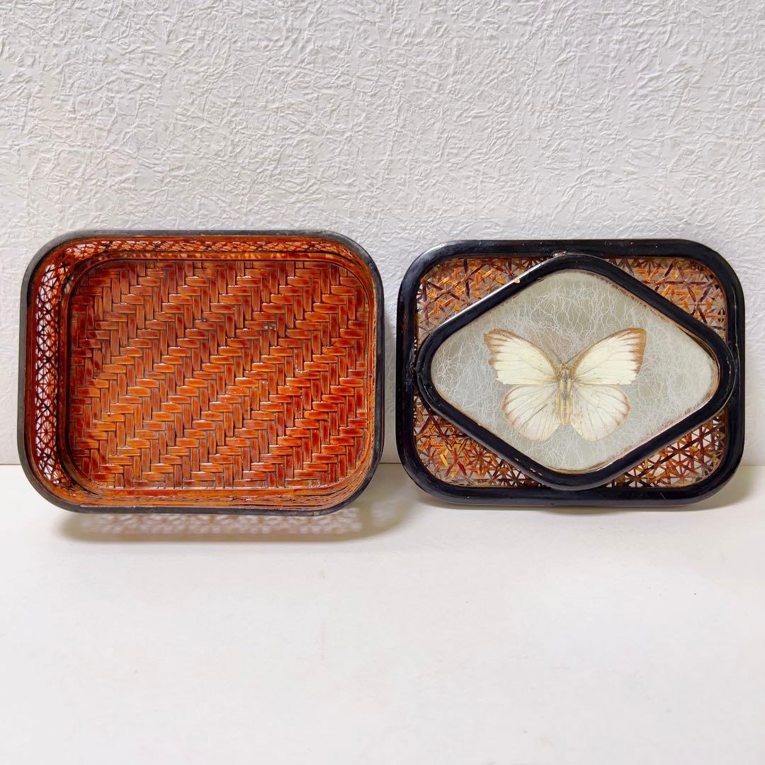 希少古物 駿河竹千筋細工 タイプ２