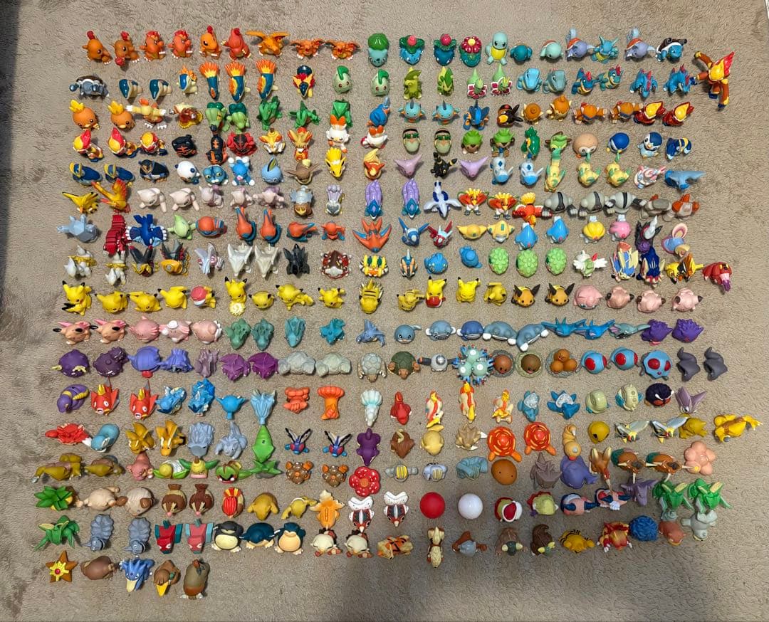 約700匹 ポケモンキッズ　指人形フィギュア　まとめ売り 断捨離 大量 ゆび人形