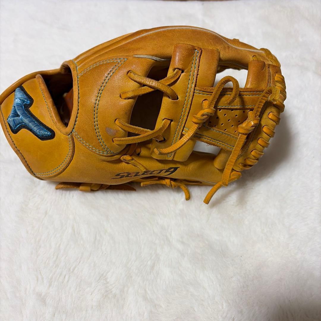 ミズノ　セレクトナイン　少年軟式　内野手用　ダイバーシティブルー