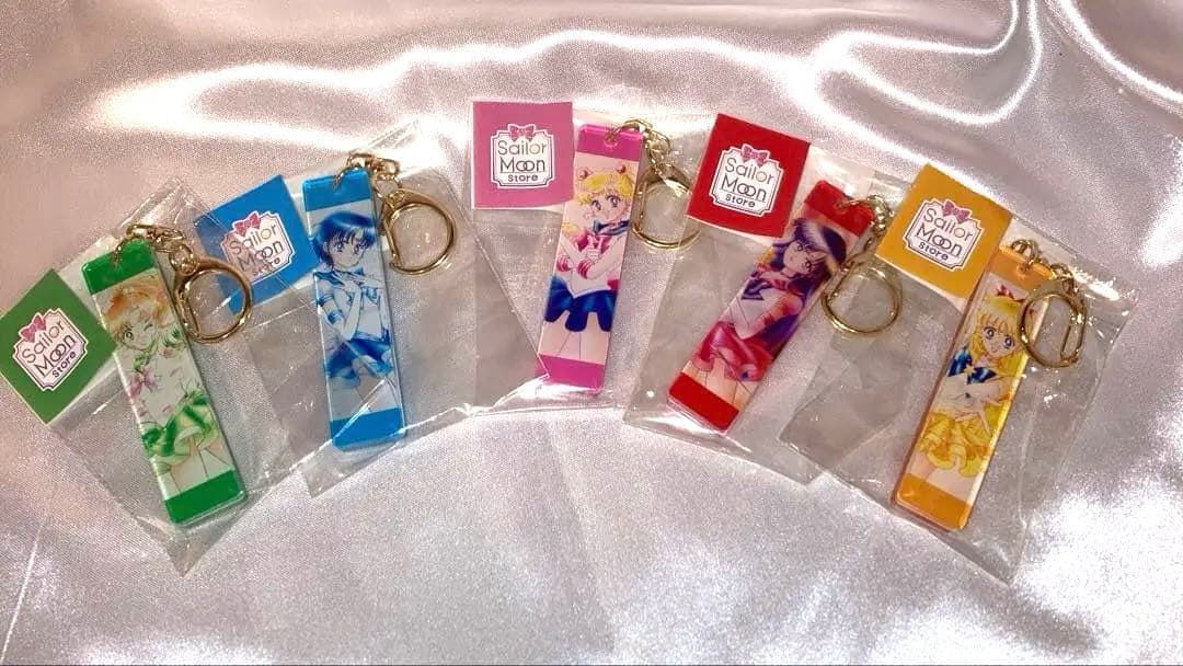 【レア】セーラームーン　アクリルスティックキーホルダー　16種　コンプセット
