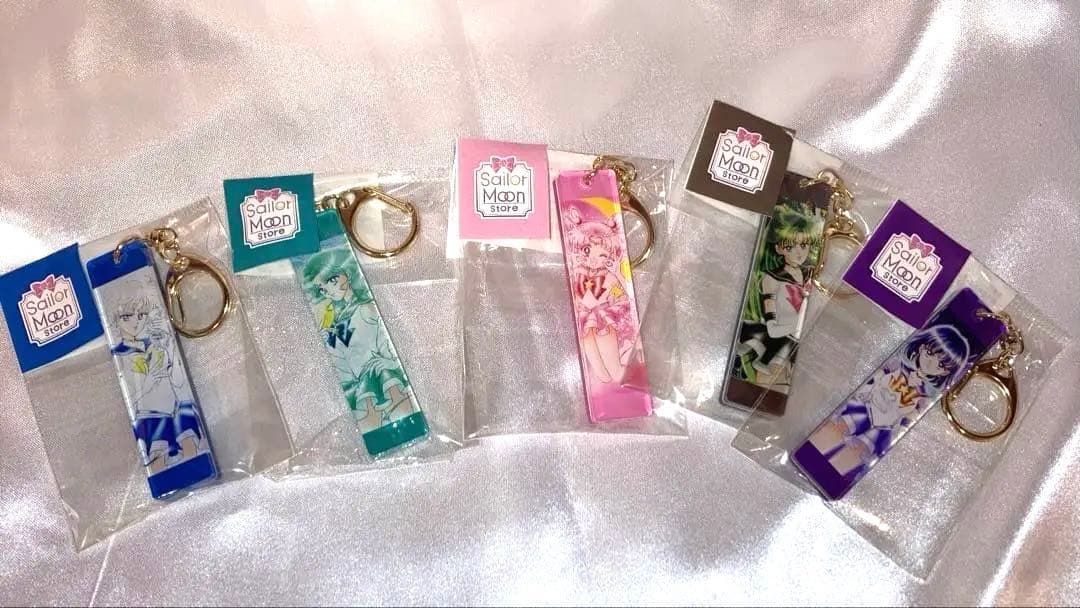 【レア】セーラームーン　アクリルスティックキーホルダー　16種　コンプセット