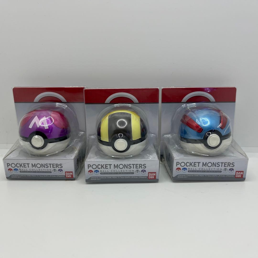 【未開封】ポケットモンスター　ボールコレクション　マスターボール他3セット　食玩