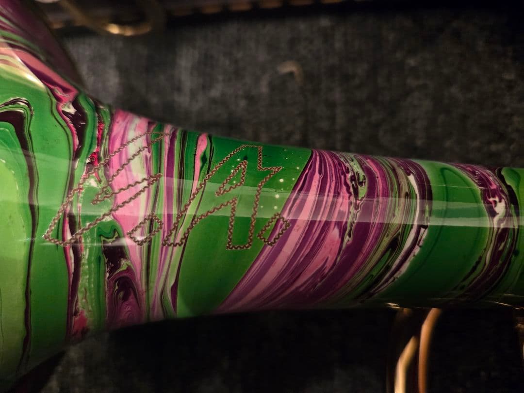 ★注油 点検済み★ L.A. ML トランペット マーブルカラー ハードケース付