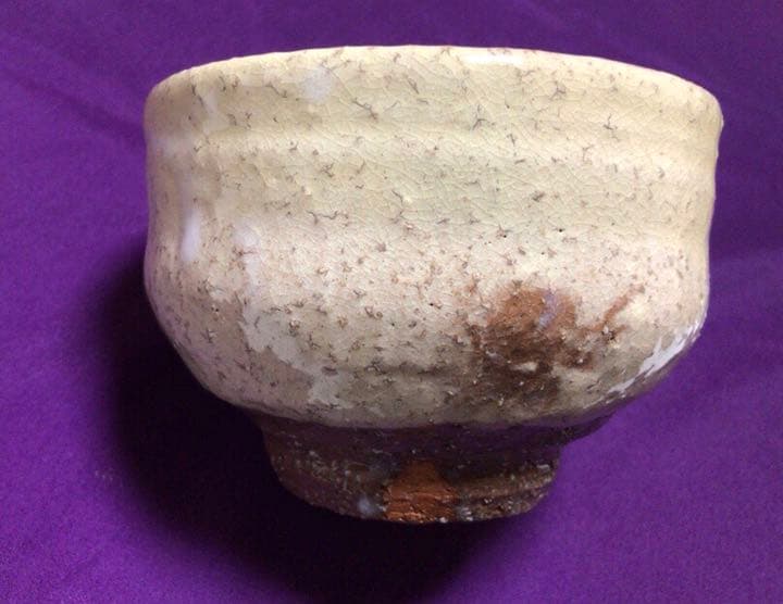 茶道具萩焼茶碗　長谷川清峰☆共箱☆おまけお猪口付き