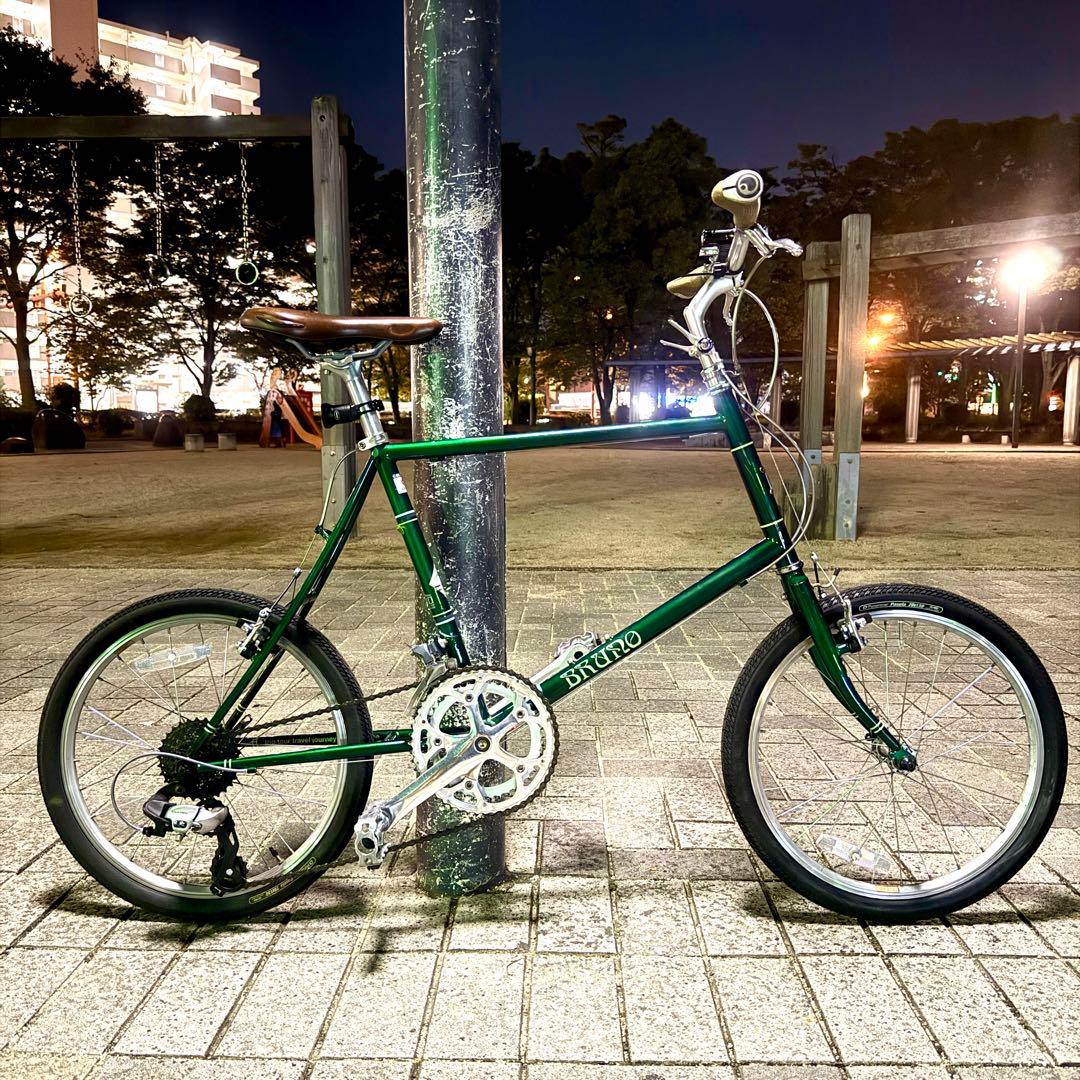 最終価格【美品】ブルーノ BRUNO ミニベロ グリーン460