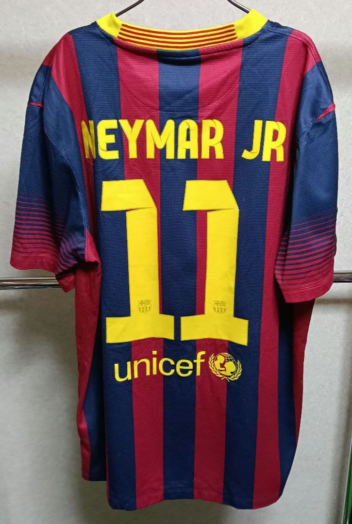 【正規品】 バルセロナ ネイマール 13-14ユニフォーム M｜ストリート◎