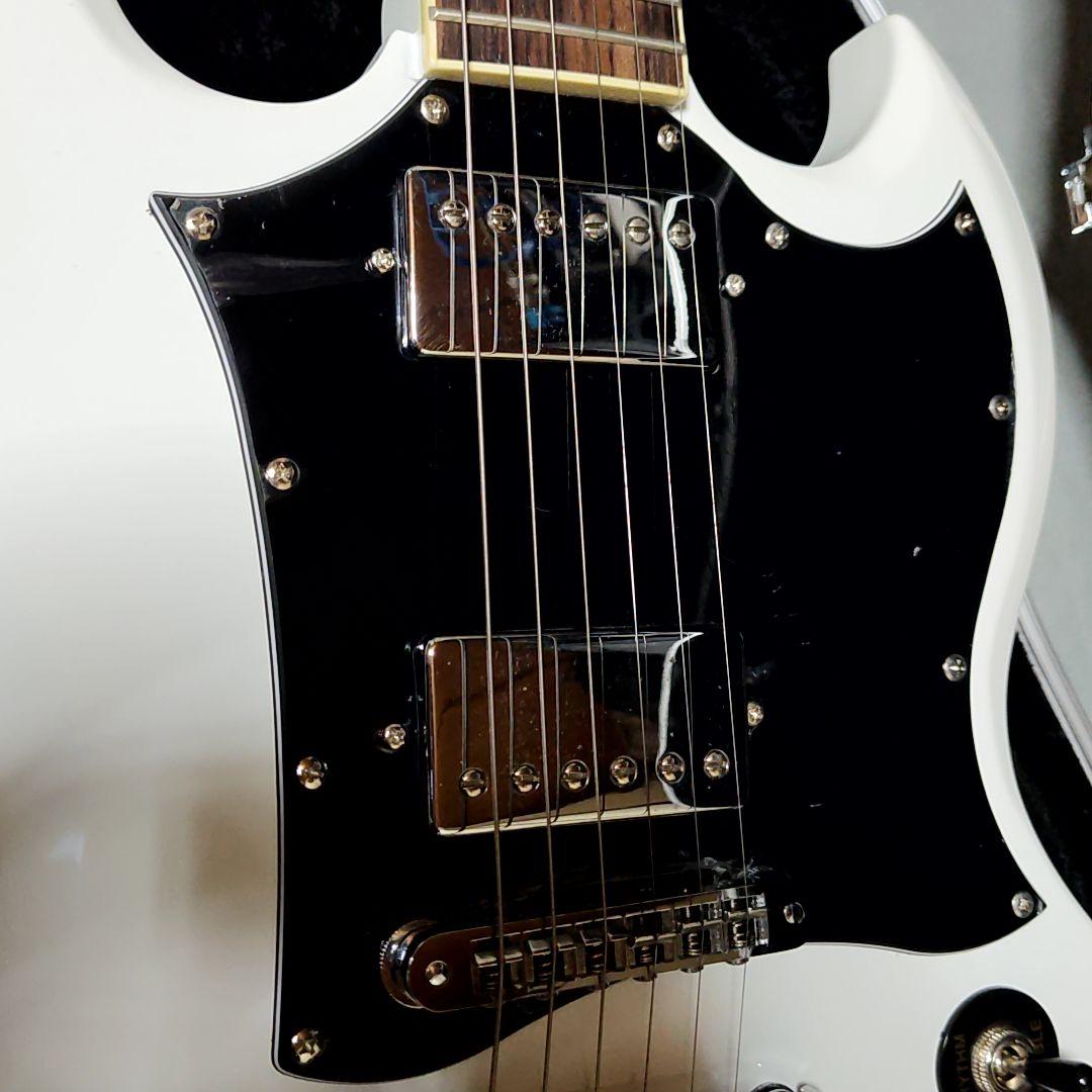 新品未使用 BLITZ BSG-STD ブリッツ エレキギター レスポール 白