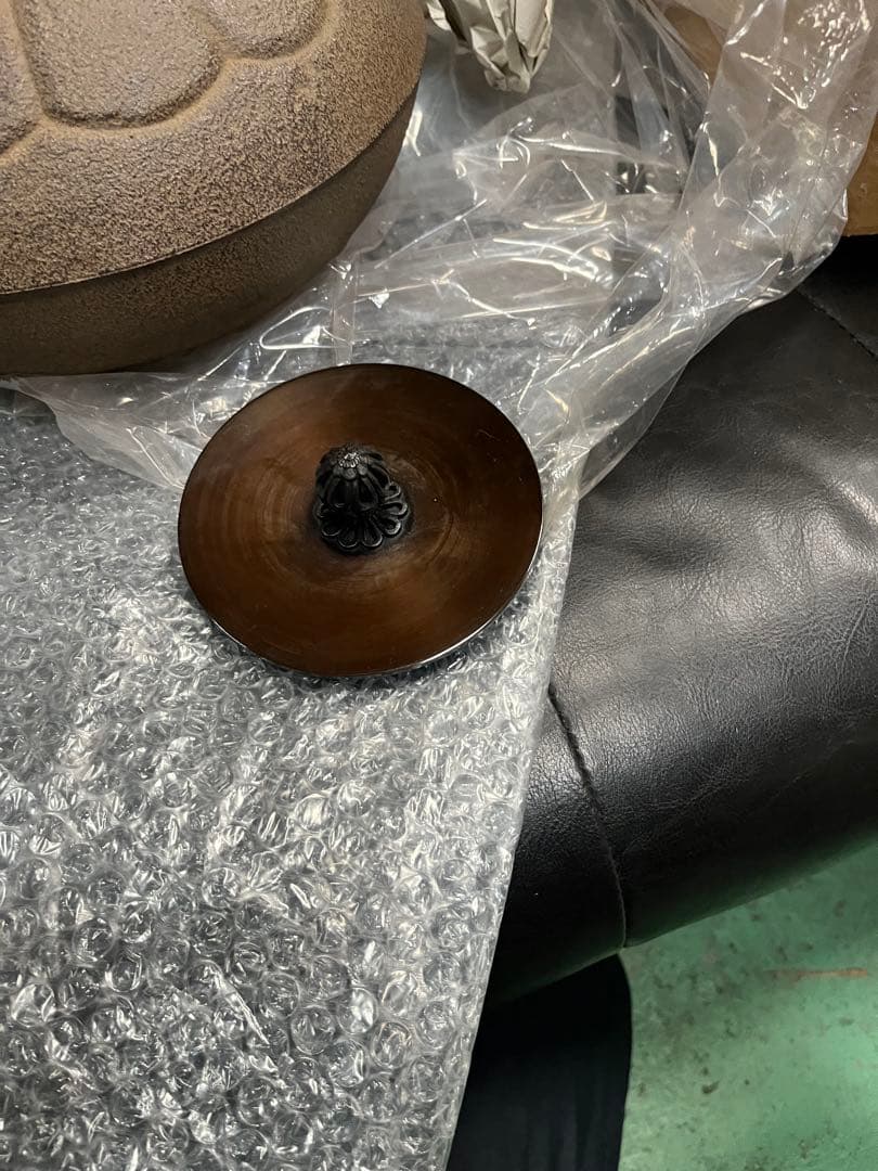 菊地政光　炉釜　No.241 菊割釜　茶道具