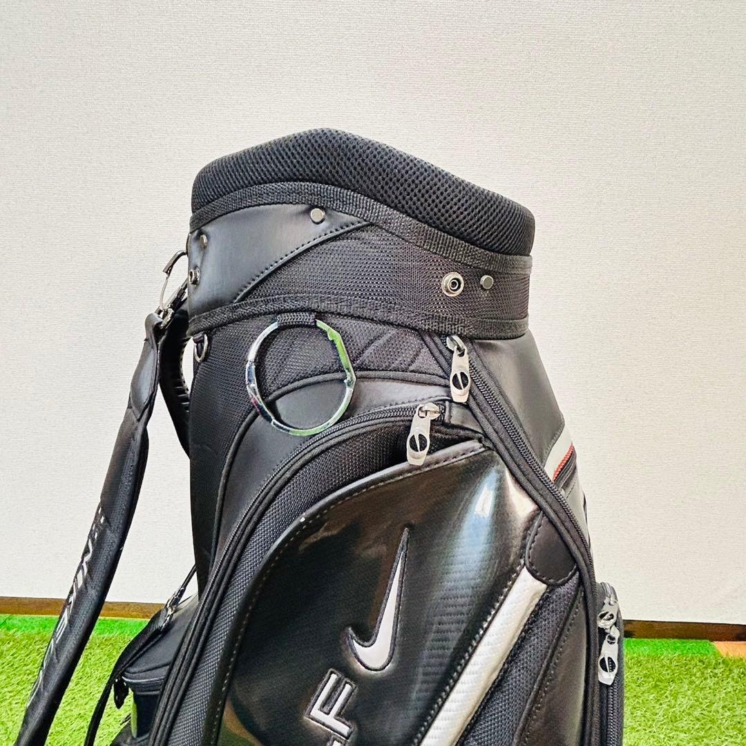 ナイキ ゴルフ キャディバッグ カート型 ブラック シルバー