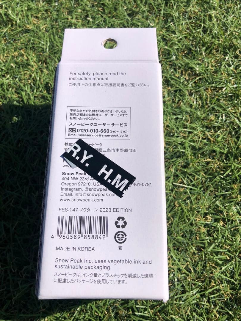 スノーピーク ノクターン　2023ミニフレイム　FES-147 雪峰祭　限定