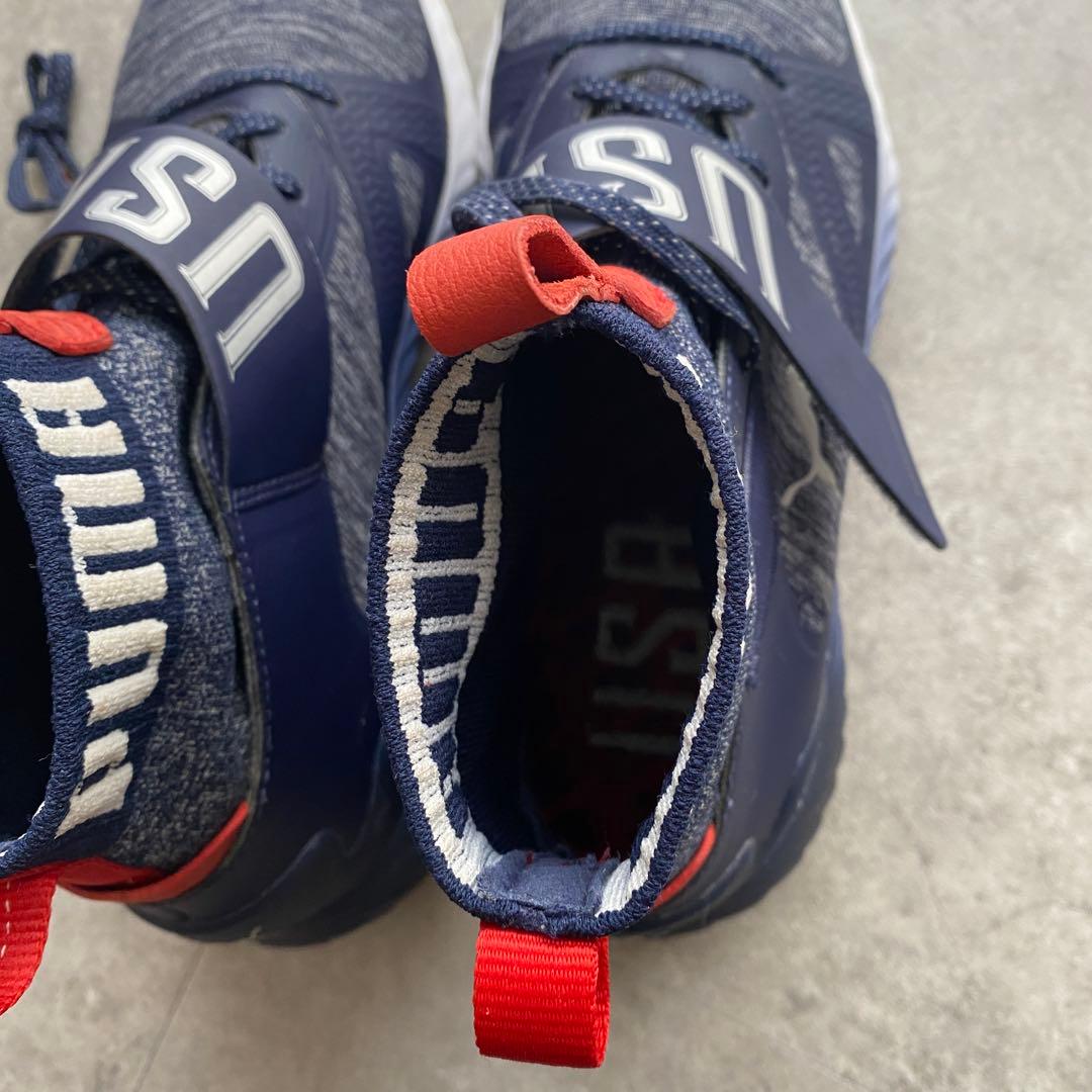 【美品✨】プーマ イグナイト USA ゴルフシューズ ネイビー 26cm