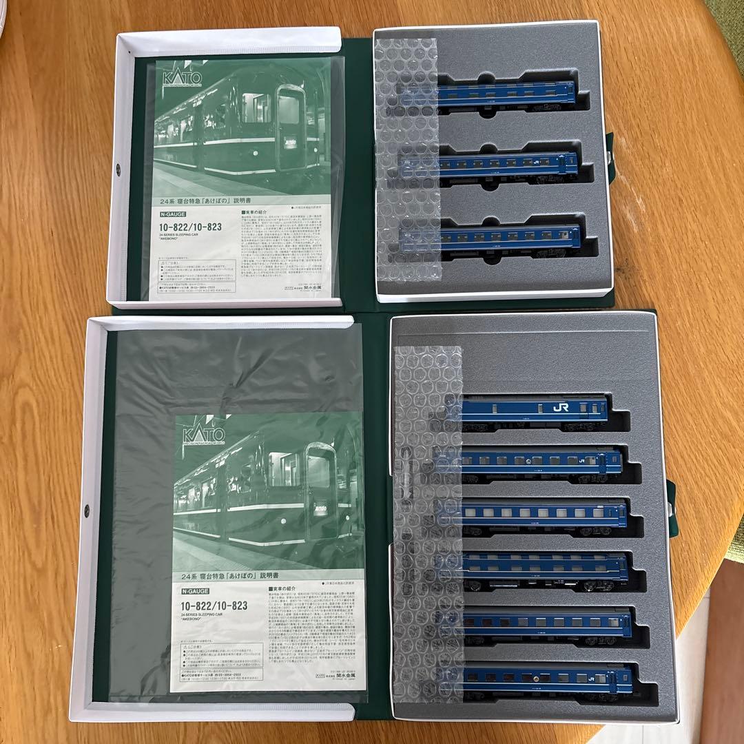 【新同】KATO 10-822/823 24系あけぼの基本増結9両⑤付属品未開封