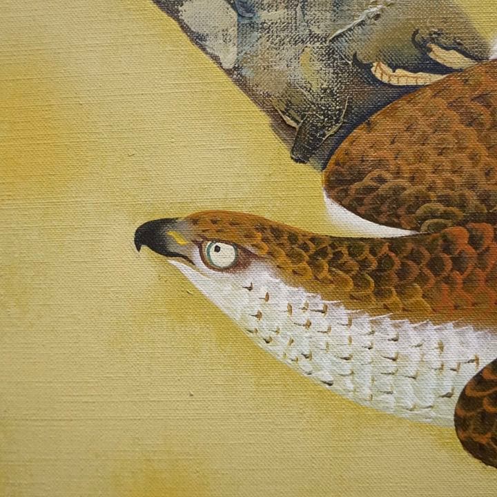 竹内敏彦 油彩 油絵 原画 10号 絵画 芸術 美術 美術品 額装 1点物