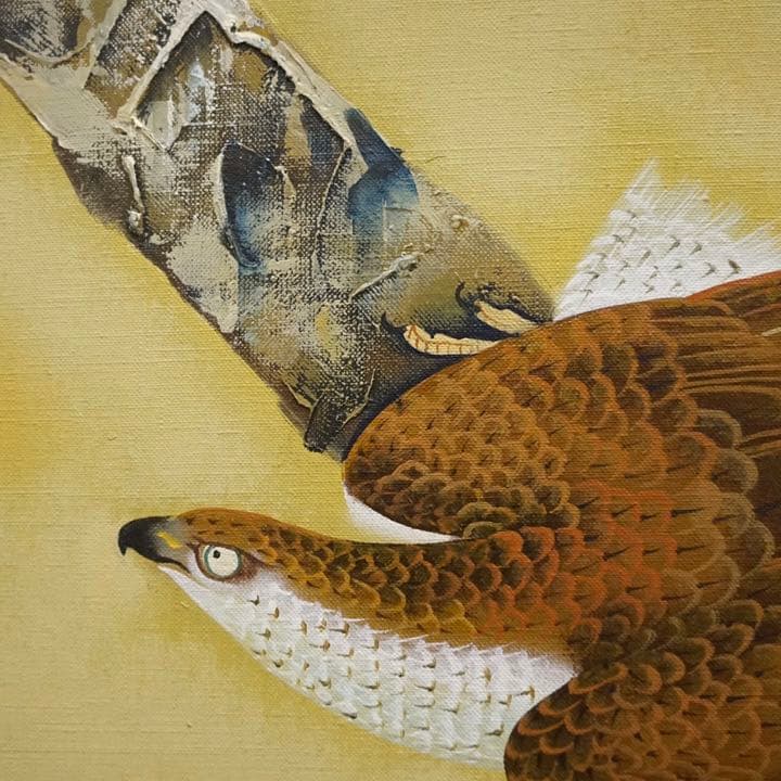 竹内敏彦 油彩 油絵 原画 10号 絵画 芸術 美術 美術品 額装 1点物