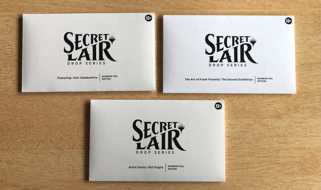 MTG SecretLair foil 3個セット