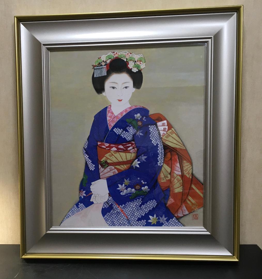 福元悠二「京舞妓」 日本画 無所属 /師 広田多津 　10号