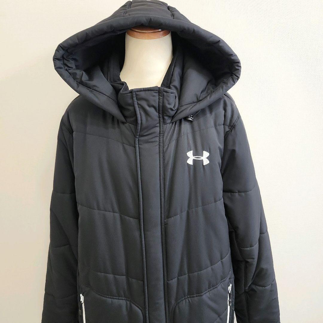 Under Armour アンダーアーマーフード付きベンチコート ブラック XL