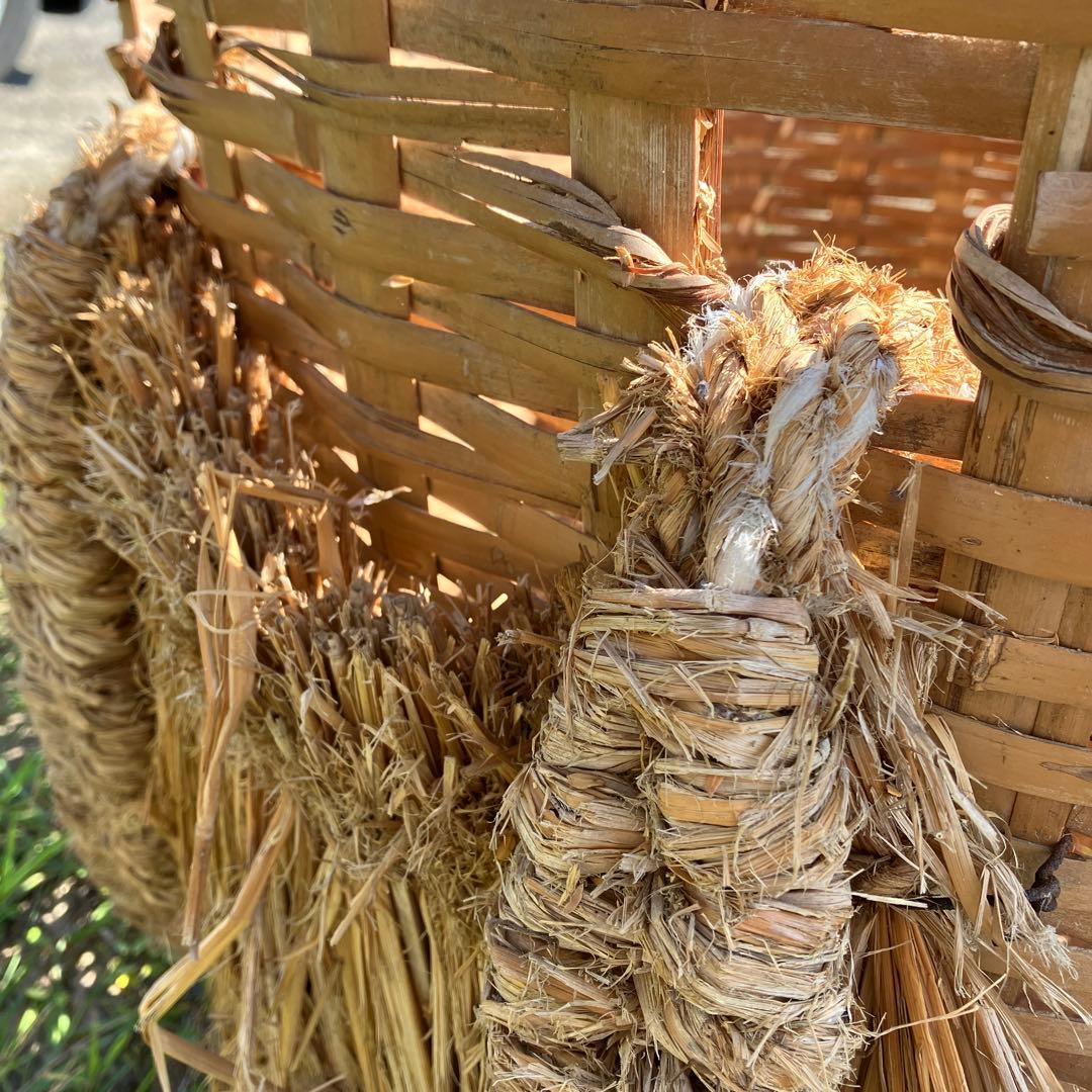 特大背負い籠　古道具　古民具　骨董　背負いカゴ　昭和レトロ　アンティーク