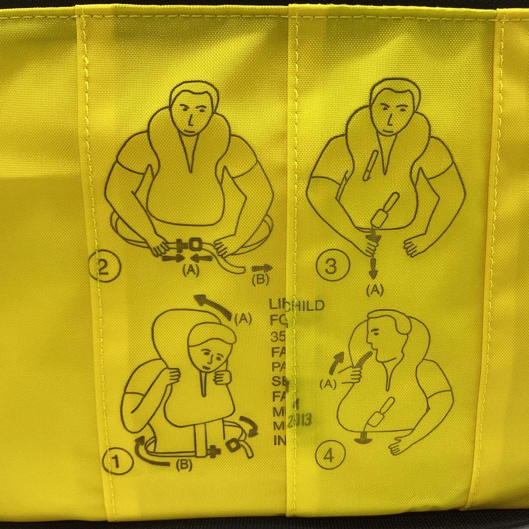 す*ん様 JAL ライフベスト　アップサイクル　サコッシュ