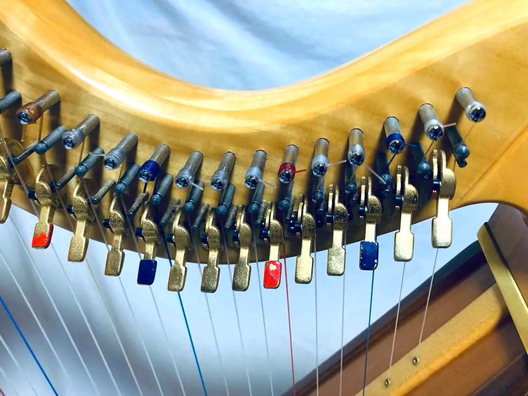 Aoyama Harp 130N 34弦 ハープ 青山ハープ 動作確認済み