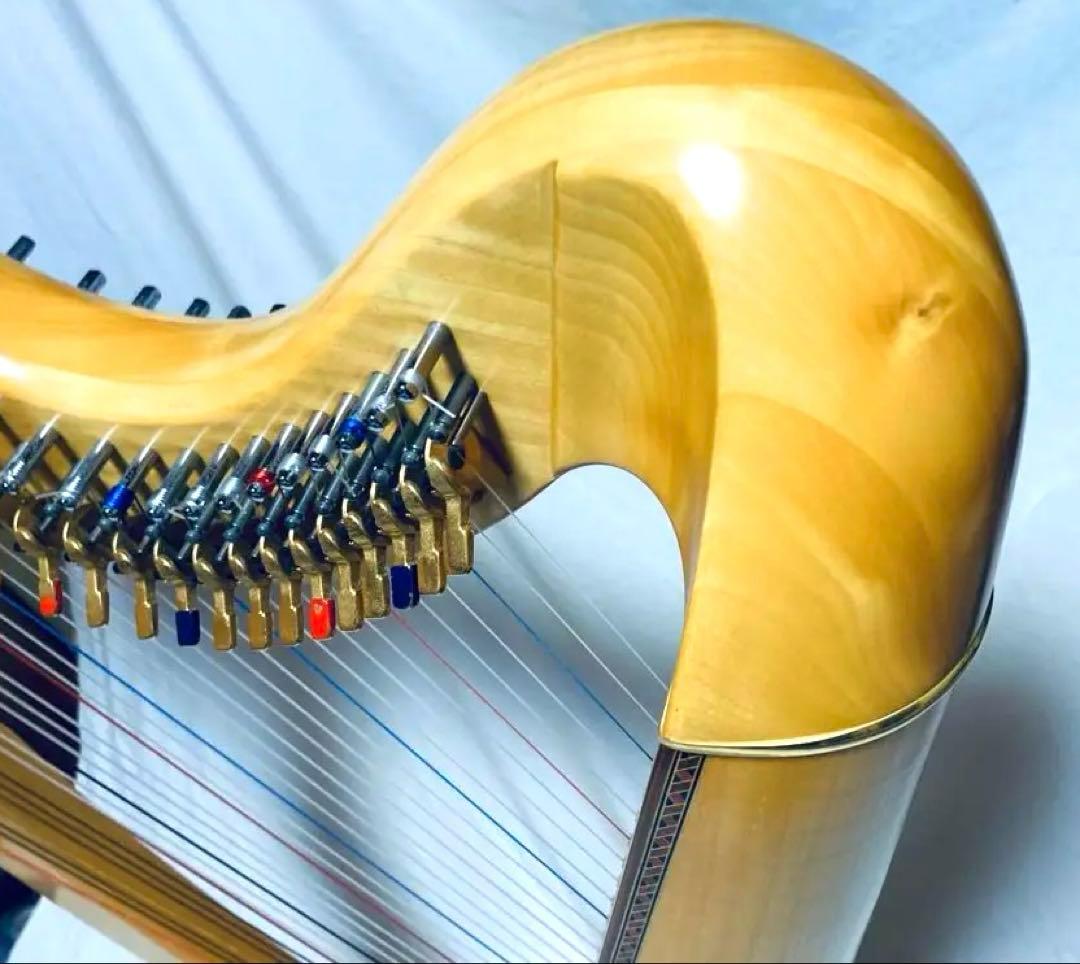 Aoyama Harp 130N 34弦 ハープ 青山ハープ 動作確認済み