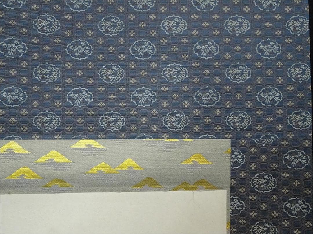 【真作】掛軸 藤田陽恪『冠唐詩 水墨山水図』紙本 共箱付 掛け軸 a102910