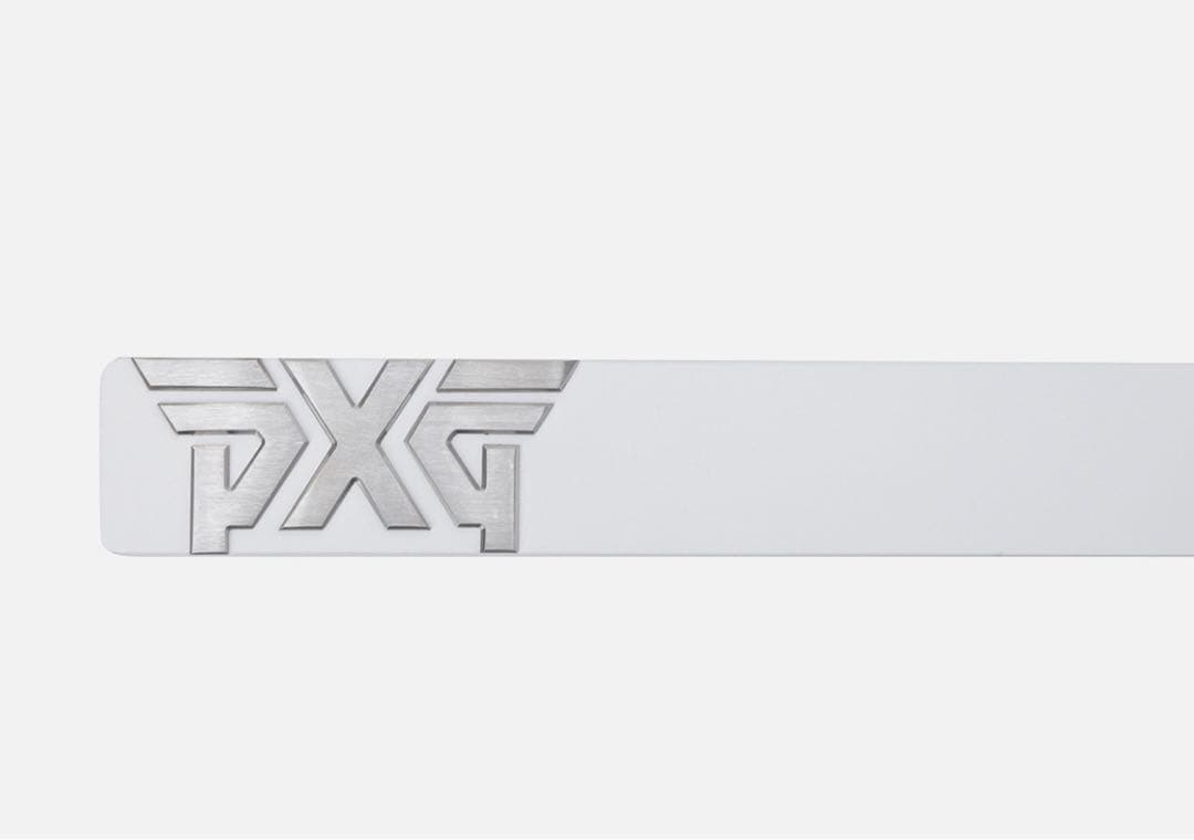 PXG SIGNATURE LOGO BELT WOMEN ホワイトS/M